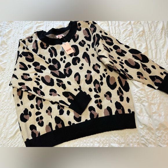 ๐๐คEVRI Leopard Sweater 1X NWT - Picture 4 of 12